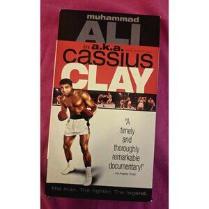 Muhammad Ali A.K.A. Cassius Clay Boxing Documentary VHS Tape